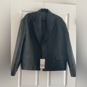 $149 BNWT Zara Men's Black Blazer